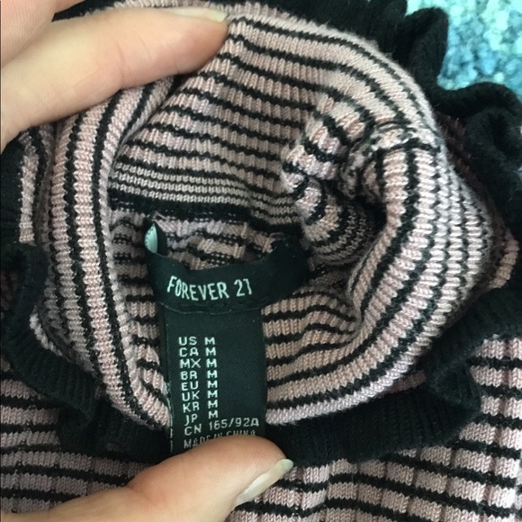 Striped turtleneck long sleeve - Picture 2 of 2